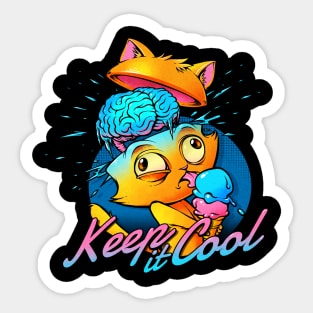 Keep It Cool Sticker